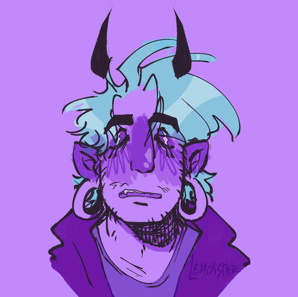 Badir in simple colors; OC.