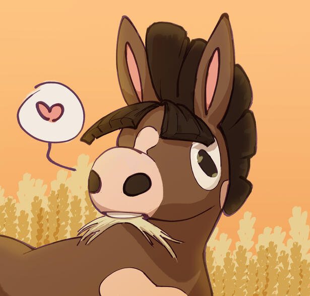 Mudbray in simple colors and shading.